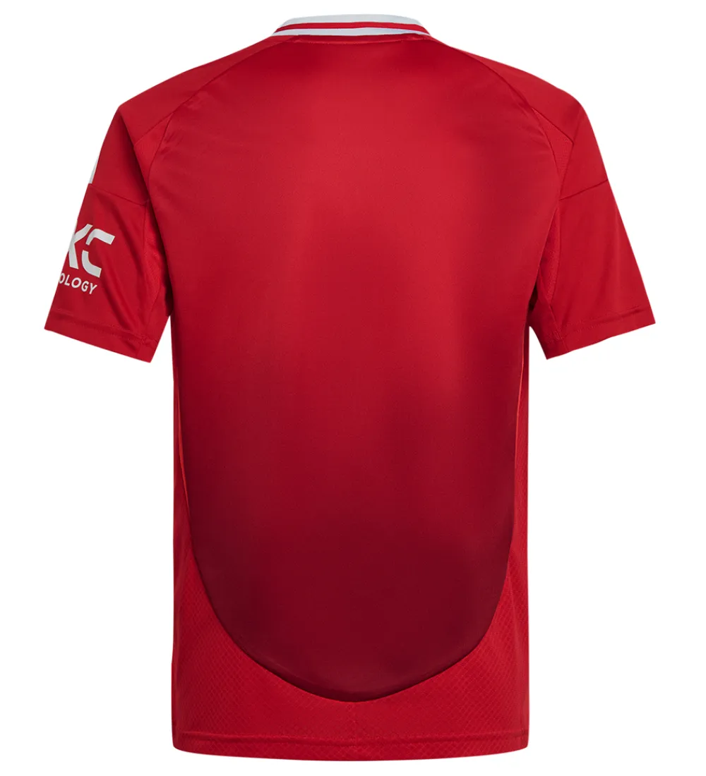Fodboldtrøjer-adidas Performance Fodboldtrøje - MUFC - Rød/Hvid