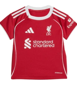 Fodboldtrøjer|Fodboldshorts-adidas Performance Fodboldsæt - Liverpool 25/26 Hjemmebane - Str
