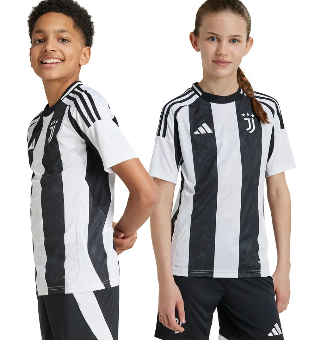 T-Shirts Og Toppe|Fodboldtrøjer-adidas Performance Fodboldtrøje - Juve H JSY Y - Hvid/Sort