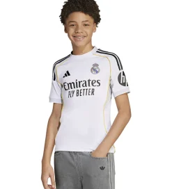 Fodboldtrøjer|Fodbold-adidas Performance Fodboldtrøje - Real Madrid - Hvid m. Logo