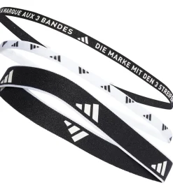 adidas Performance Hårbånd*Hårbånd - 3-pak - Sort/Hvid