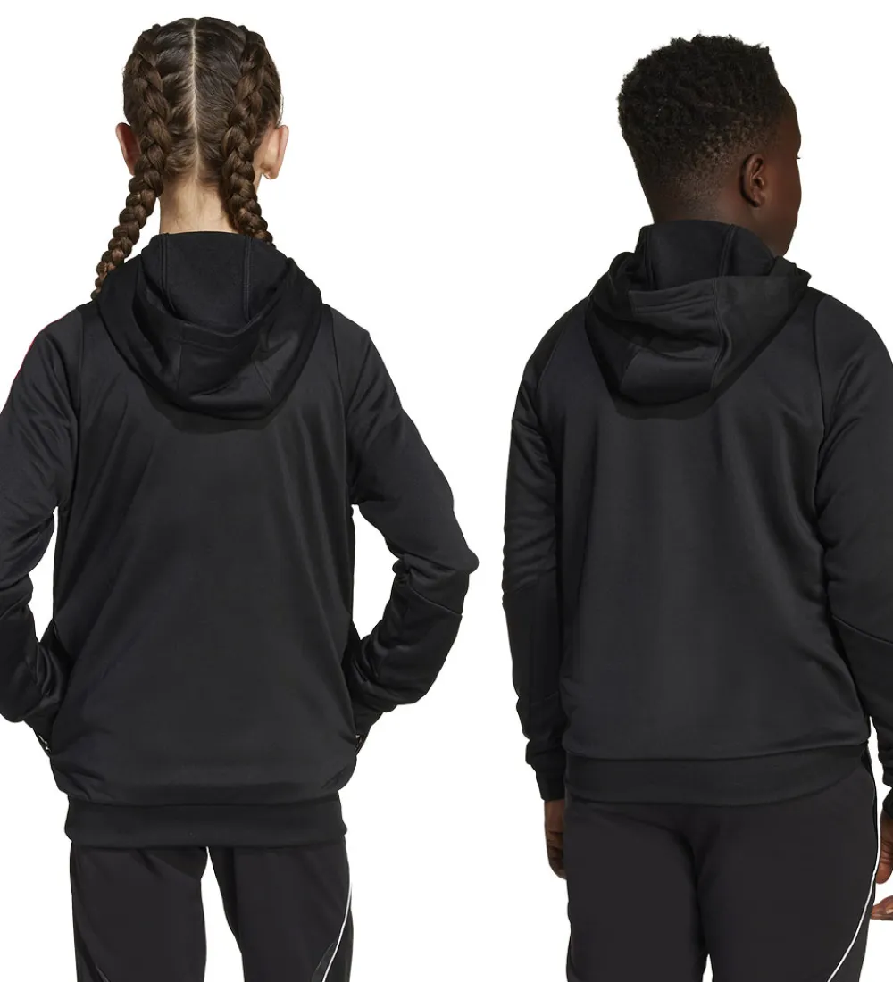 Fodboldtrøjer-adidas Performance Hættetrøje - AJAX TR HODY - Sort