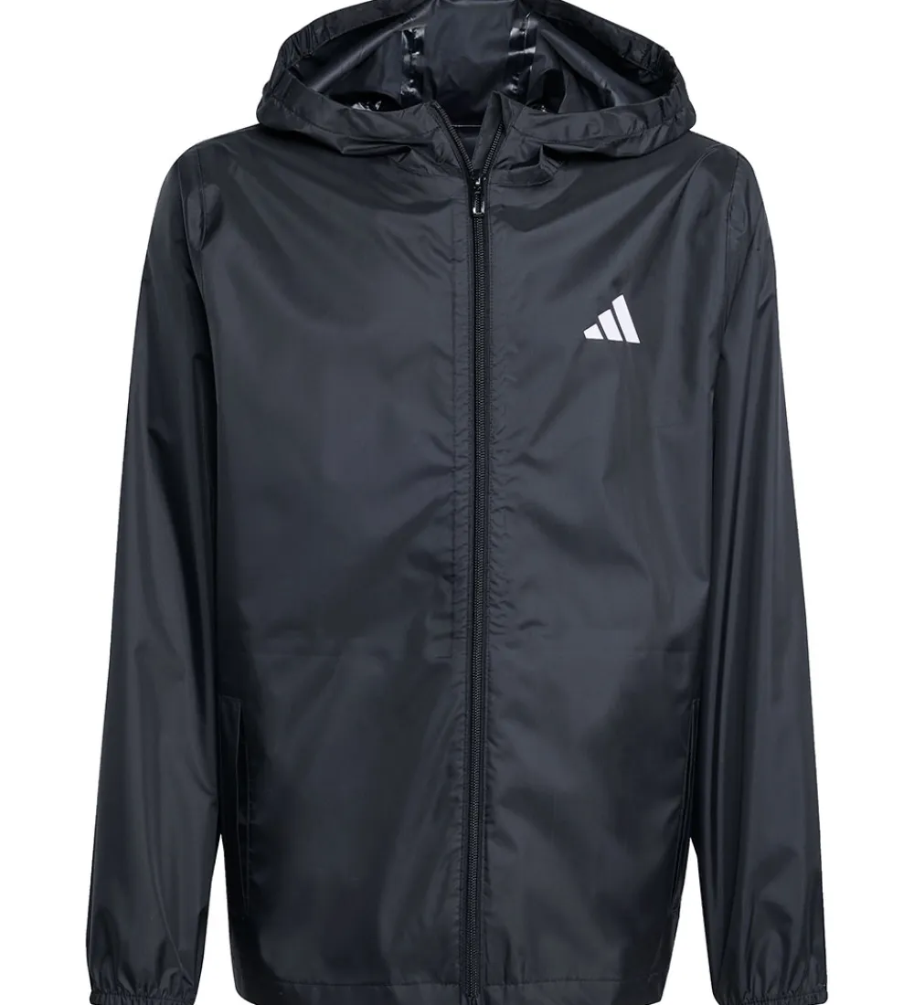 Regntøj-adidas Performance Regnjakke - J Rain - Sort