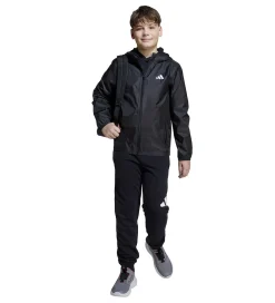 Regntøj-adidas Performance Regnjakke - J Rain - Sort