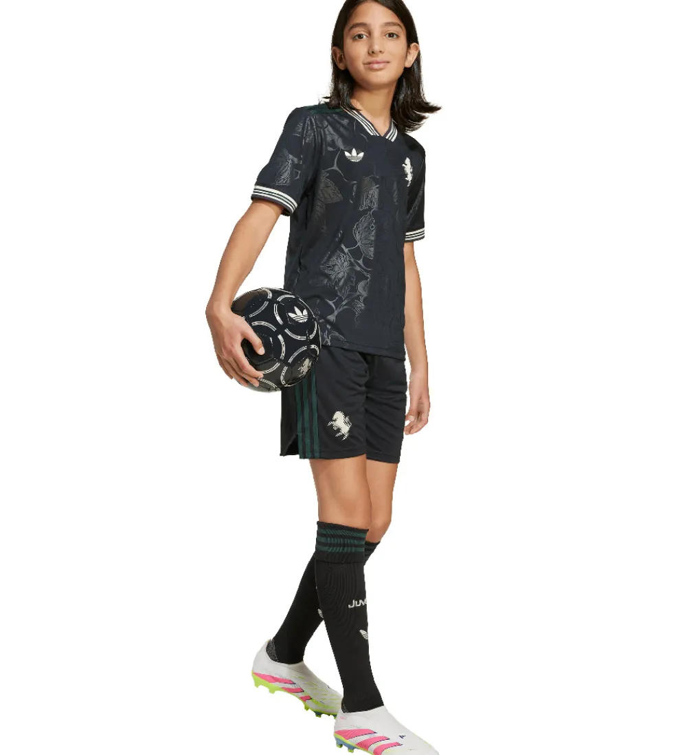 Fodboldshorts|Fodbold-adidas Performance Shorts - Juventus 25/26 3. Sæt - Sort/Ecru Ti