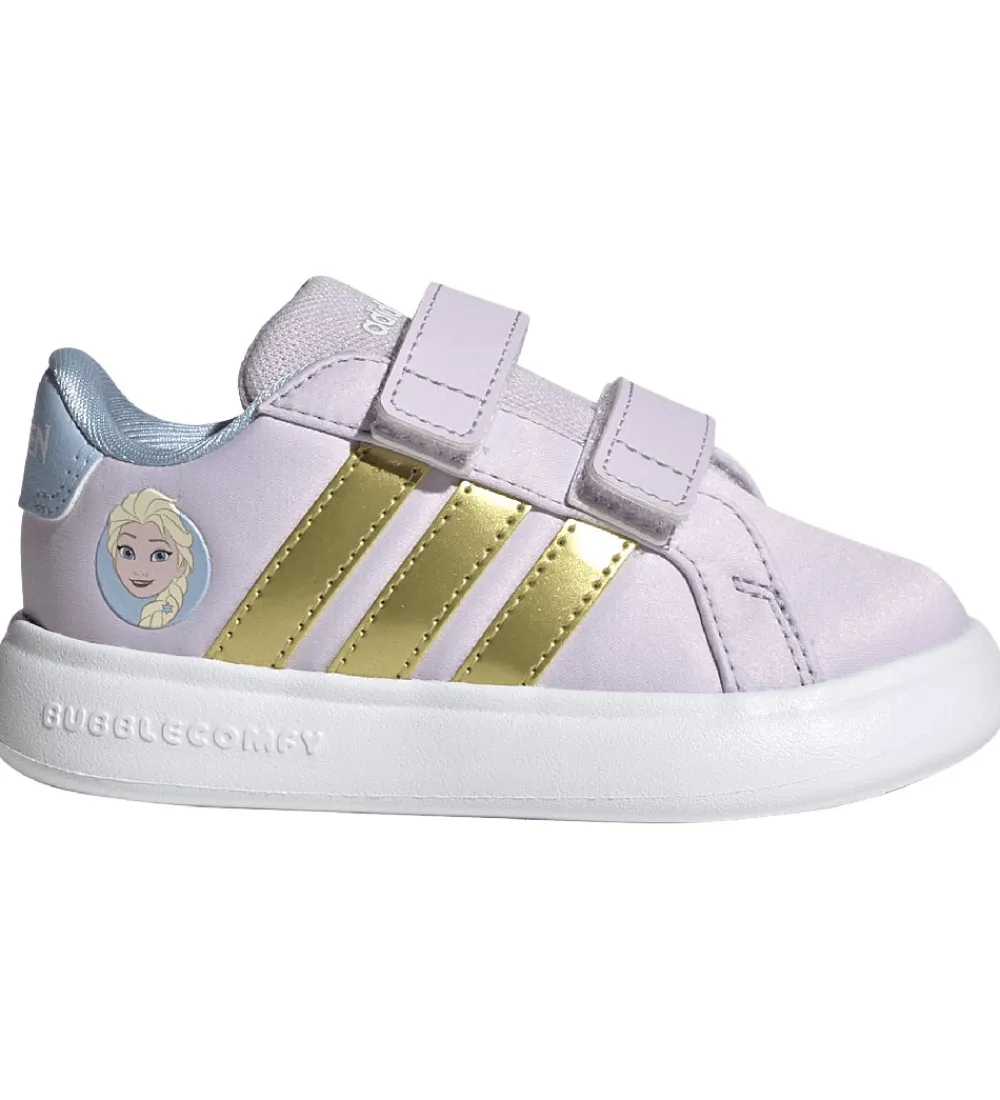 Sneakers|Børnesko Og Babysko-adidas Performance Sko - Grand Court Elsa I - Icelav/Golsmt/Glob
