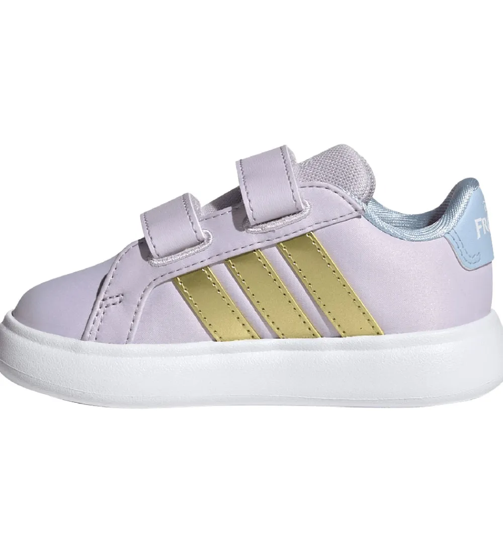 Sneakers|Børnesko Og Babysko-adidas Performance Sko - Grand Court Elsa I - Icelav/Golsmt/Glob