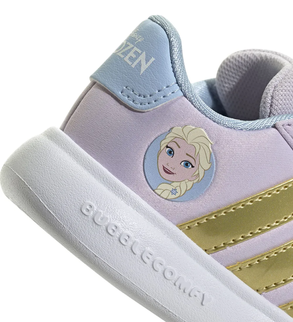Sneakers|Børnesko Og Babysko-adidas Performance Sko - Grand Court Elsa I - Icelav/Golsmt/Glob