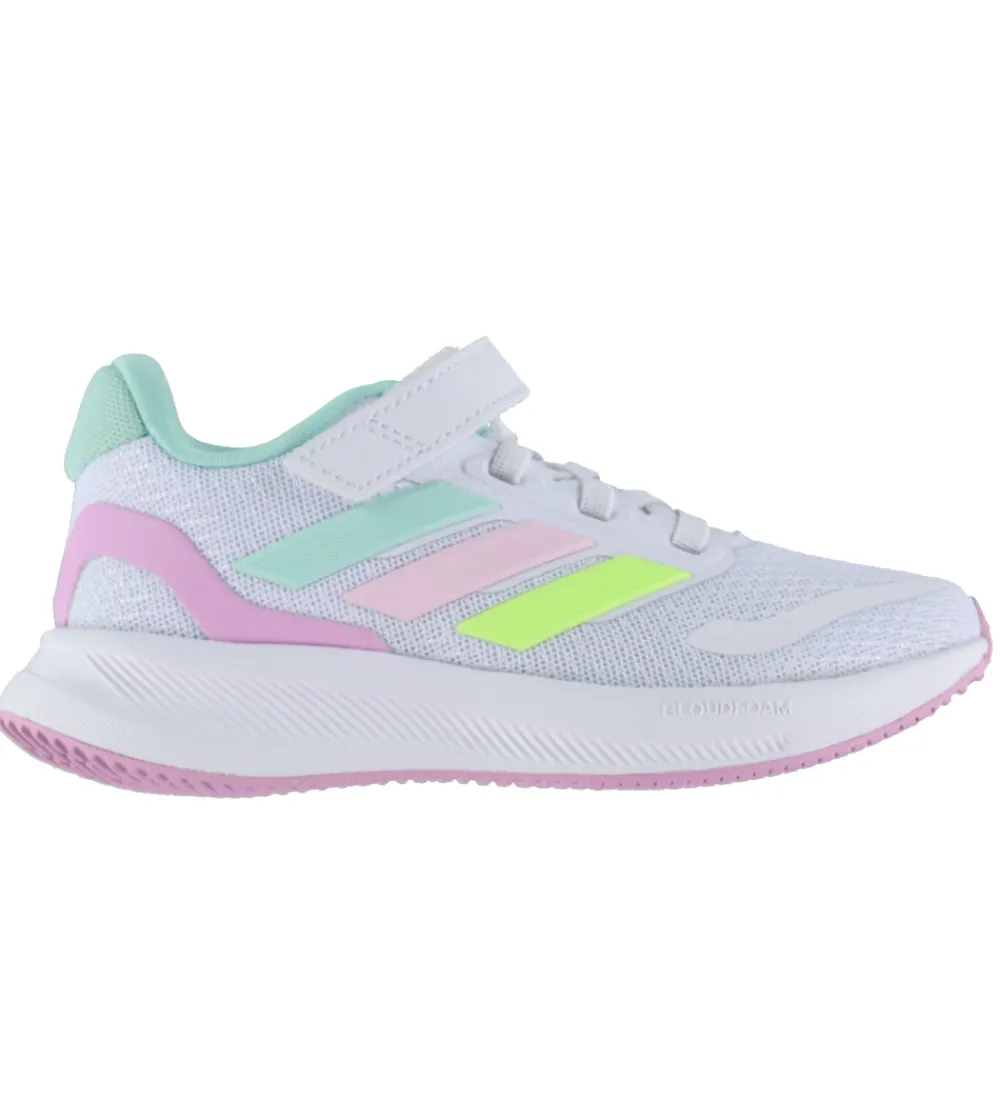 Sneakers|Børnesko Og Babysko-adidas Performance Sko - Runfalcon 5 El C - Ftwwht/Clemin/Clpink