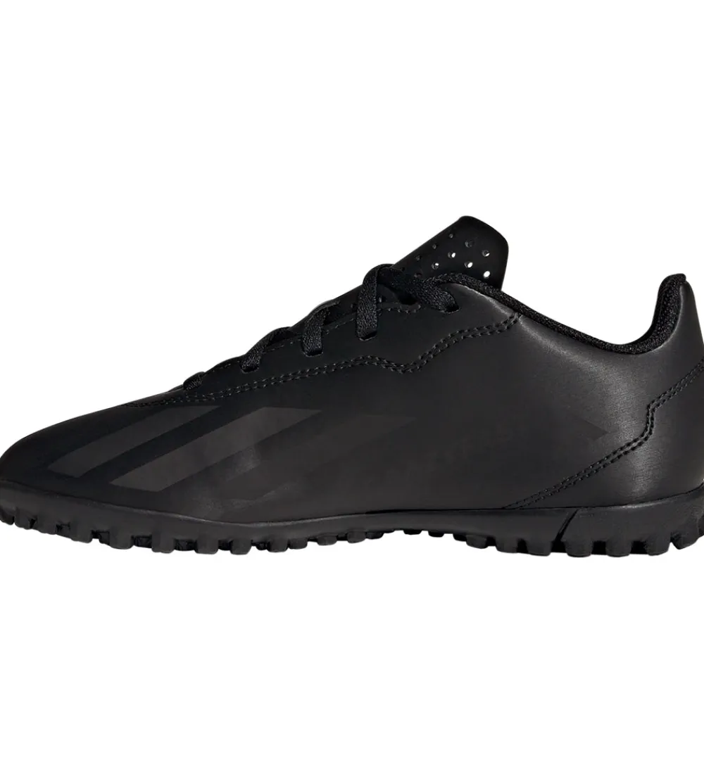 adidas Performance Fodboldstøvler - Grus (Tf)*Sko - X CRAZYFAST.4 TF J - Sort