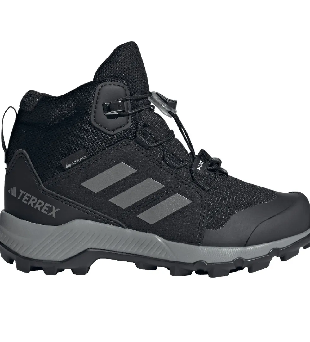 Støvler-adidas Performance Støvler - TERREX MID GTX K - CBLACK/GRETHR