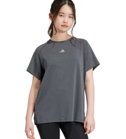 adidas Performance T-Shirts Og Toppe*T- shirt - JG Tee Lux - Grå Meleret