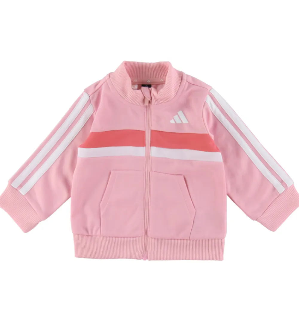 adidas Performance Træningssæt*Træningssæt - I 3S Tib TS - Trupnk/White/Pnkf