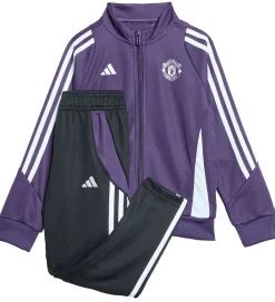 adidas Performance Træningssæt*Træningssæt - MUFC TK SUIT I - Aurplu/Sort