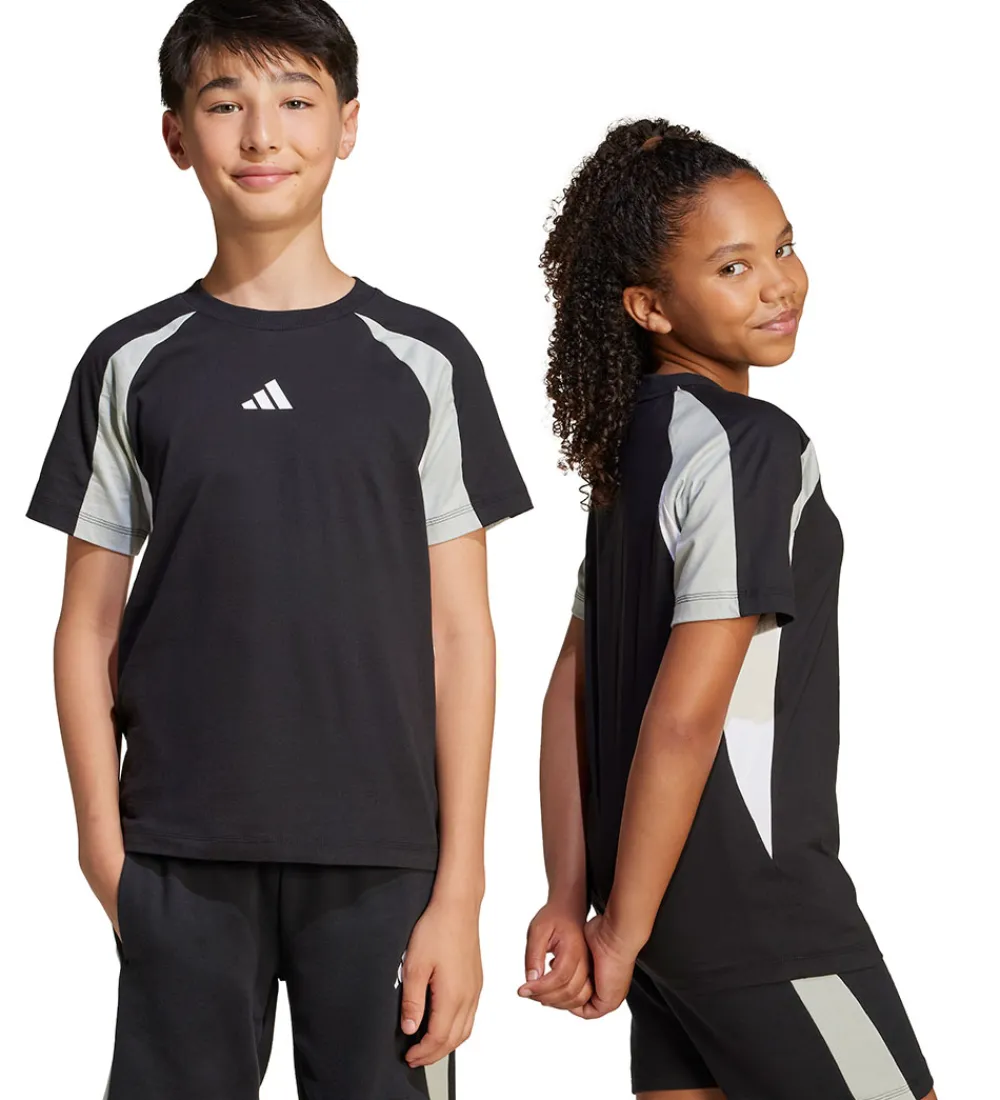 adidas Performance T-Shirts Og Toppe*T-shirt - J CB T - Sort m. Logo