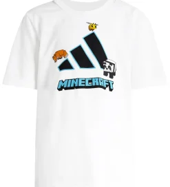 T-Shirts|Unisex-Tøj-adidas Performance T-shirt - Minecraft - Hvid