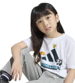 T-Shirts|Unisex-Tøj-adidas Performance T-shirt - Minecraft - Hvid