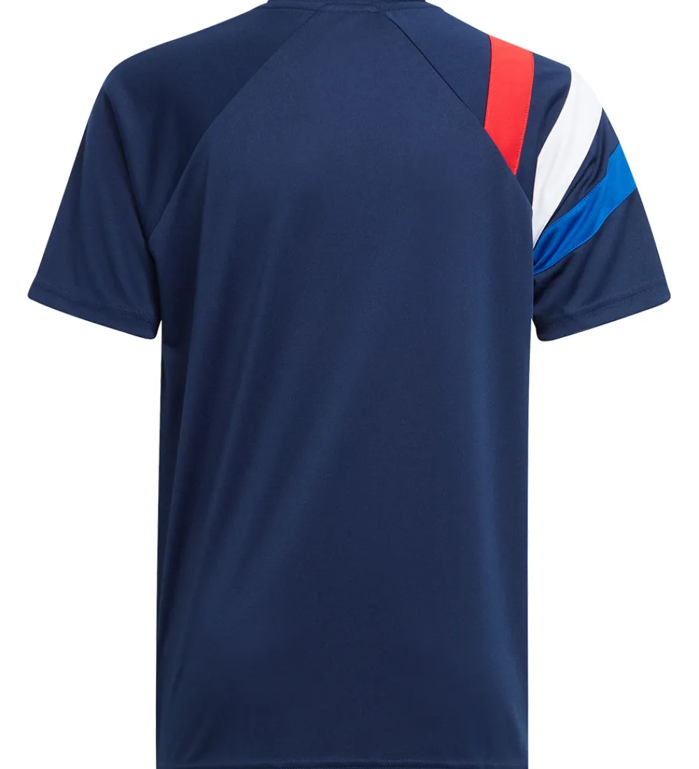 adidas Performance T-Shirts Og Toppe*T-Shirt - Fortore 23 - Blå m. Rød/Hvid