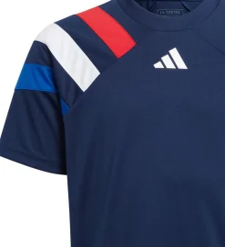 adidas Performance T-Shirts Og Toppe*T-Shirt - Fortore 23 - Blå m. Rød/Hvid