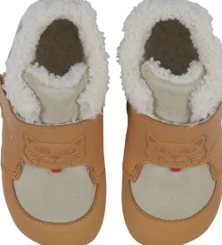 Hjemmesko-Affenzahn Hjemmesko m. For - Noos - Leather - Growy Cat - Brown