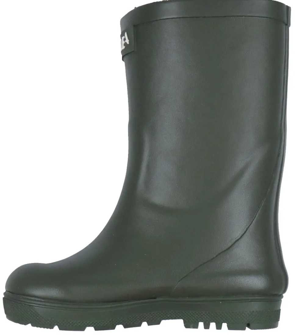 Aigle Gummistøvler*Gummistøvler m. For - Ai Woody-Pop - Fur - Kaki