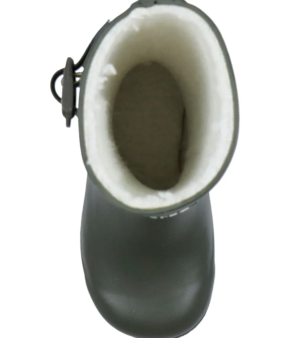 Aigle Gummistøvler*Gummistøvler m. For - Ai Woody-Pop - Fur - Kaki
