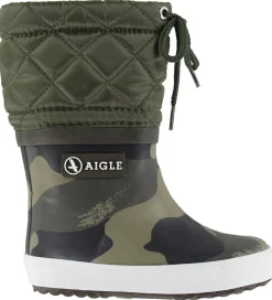 Termostøvler-Aigle Termostøvler - Giboulee - Camou Kaki