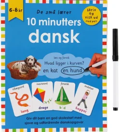 Alvilda Læringsbøger*Aktivitetsbog - Skriv og Visk ud - 10 Minutters Dan - Da