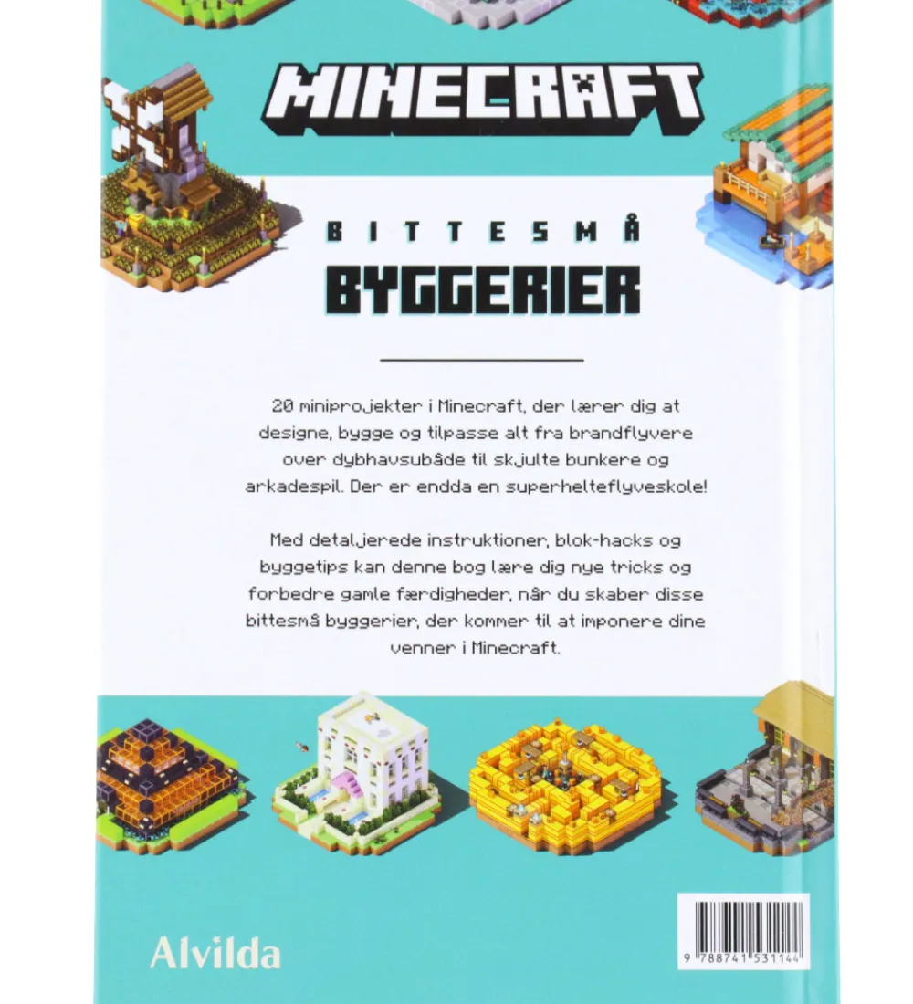 Alvilda Bøger*Bog - Minecraft - Bittesmå Byggerier - DA
