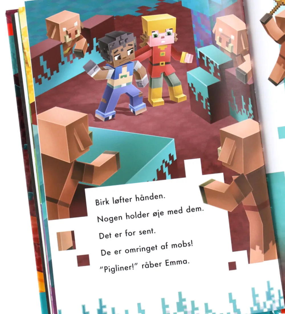 Alvilda Bøger*Bog - Minecraft - Flugten Fra Underverdenen - DA