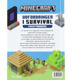 Bøger-Alvilda Bog - Minecraft - Udfordringer I Survival: Eventyrudgave