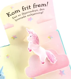 Kreativ Leg|Bøger-Alvilda Bog - Pop-op - Kom Frit Frem - Enhjørning - DA