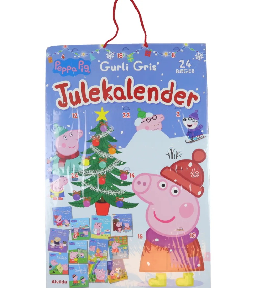 Alvilda Julekalender*Julekalender - Gurli Gris Bøger - 24 Låger