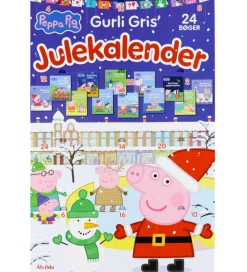 Julekalender|Dekoration-Alvilda Julekalender - Gurli Gris - 24 Bøger