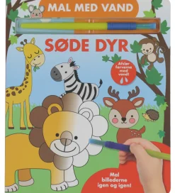 Malebog-Alvilda Malebog - Mal med Vand - Søde Dyr