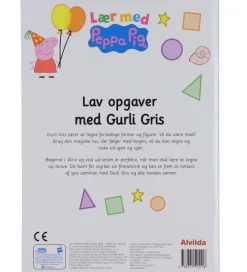 Læringsbøger-Alvilda Opgavebog - Lær Med Gurli Gris - Skriv Og Visk Ud - Dans