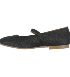 Ballerinaer-Angulus Ballerina Hjemmesko - Sort Glitter