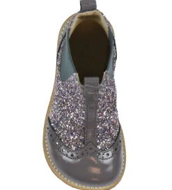 Støvler-Angulus Støvler - Chelsea - Lavender/Pastel m. Glitter