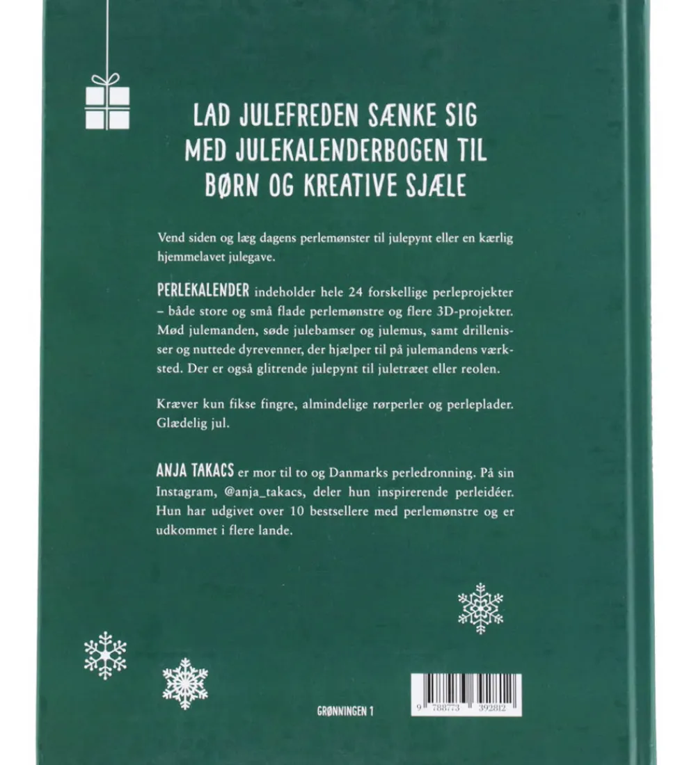 Anja Takacs Bøger|Julekalender*Bog - Perlekalender - 24 Perleprojekter - Dansk