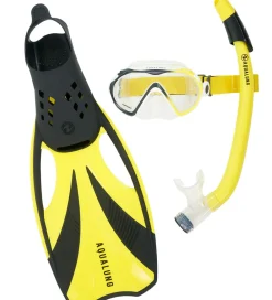 Aqua Lung Dykkermasker|Snorkling*Snorkelsæt - Adult - Compass - Black/Yellow