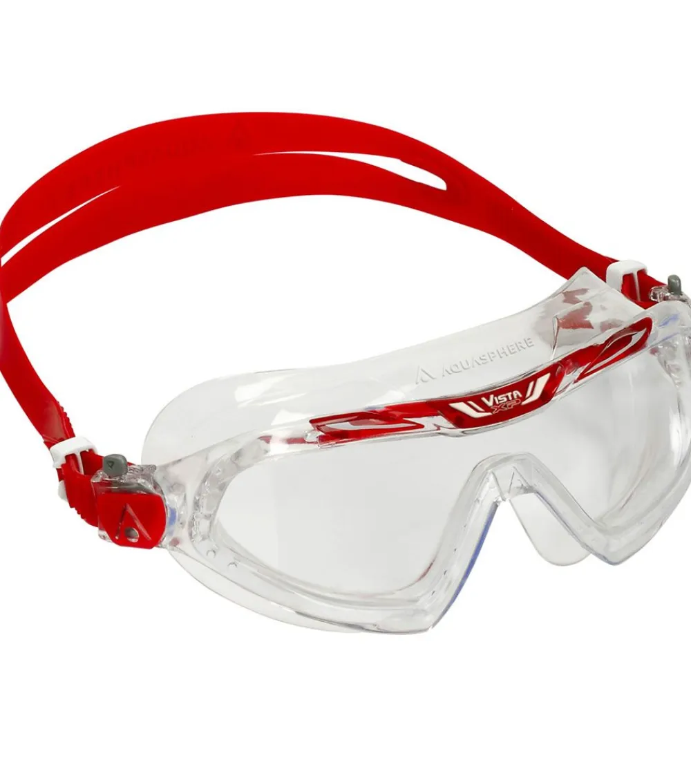 Dykkermasker|Snorkling-Aqua Sphere Dykkermaske - Vista XP Adult - Rød