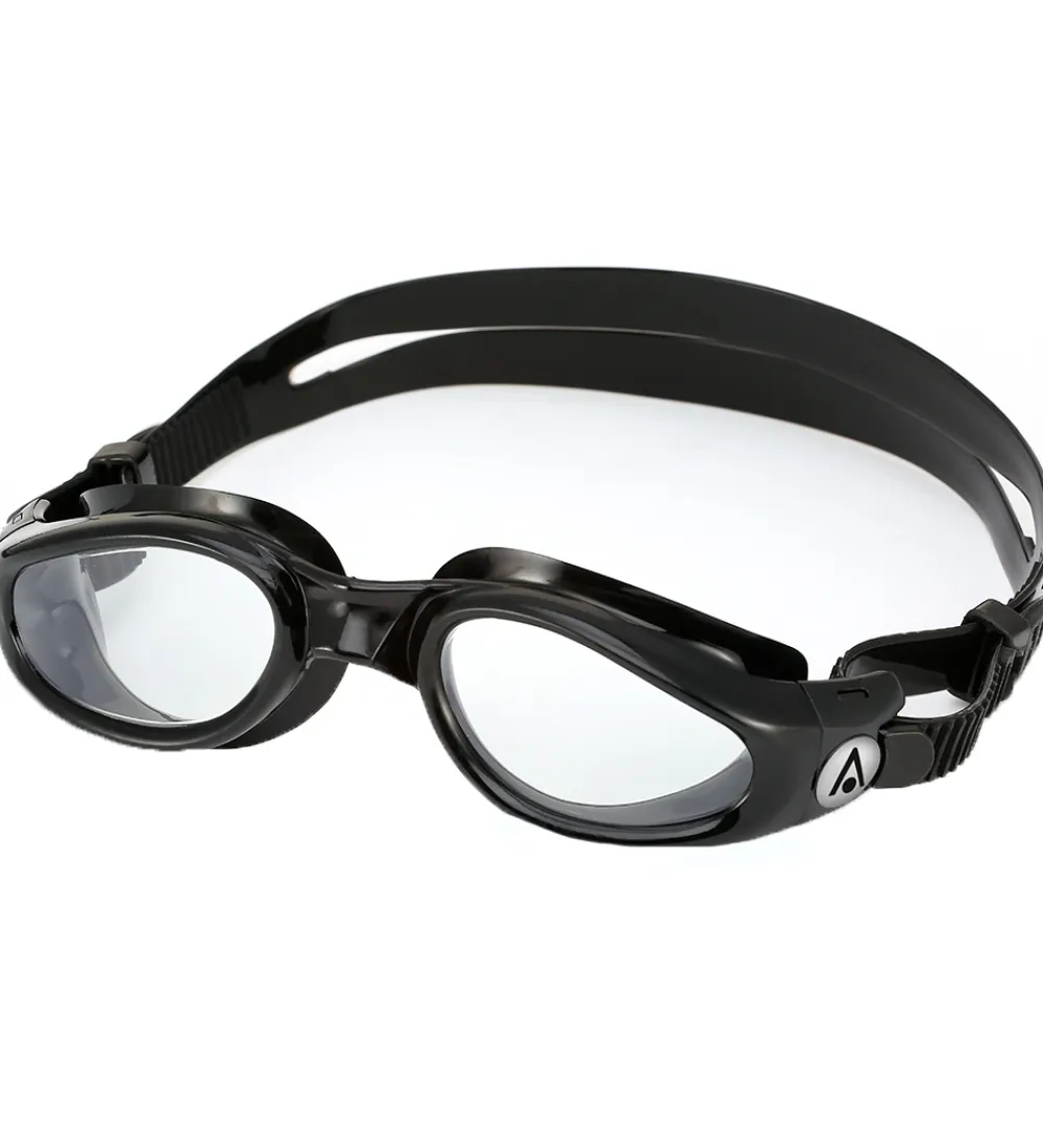 Svømmebriller-Aqua Sphere Svømmebriller - Kaiman Active - Sort/Clear
