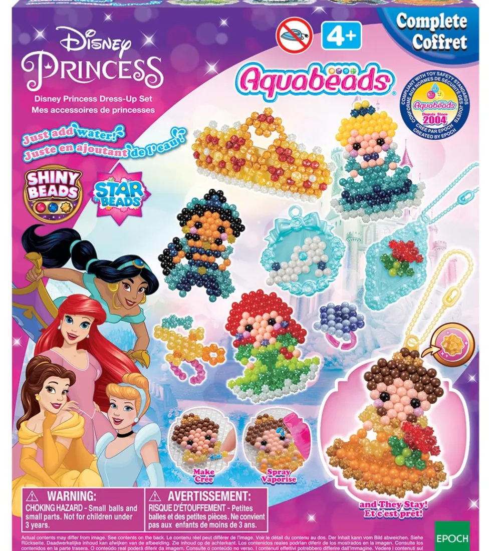 Aquabeads Perler*Perlesæt - 1500 stk. - Disney Prinsesse Dress-up Sæt