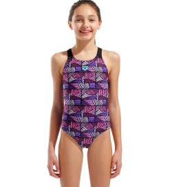 Arena Svømmetøj|Svømning*Badedragt - Candies - Sort/Lilla