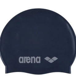 Badehætter|Svømning-Arena Badehætte - Classic Silicone JR - Denim/Silver