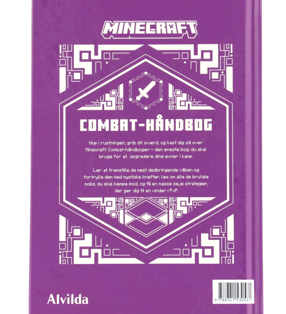 Bøger-Alvilda Avilda Bog - Minecraft - Combat-Håndbog - DA