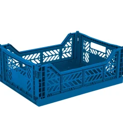 Foldekasser|Bokse Og Kasser-Aykasa Foldekasse - 40x30x15 cm - Midi - Blå