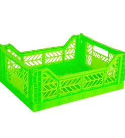 Foldekasser|Bokse Og Kasser-Aykasa Foldekasse - 40x30x15 cm - Midi - Neon Green