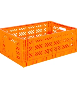 Aykasa Foldekasser|Bokse Og Kasser*Foldekasse - 60x40x22 cm - Maxi - Neon Orange