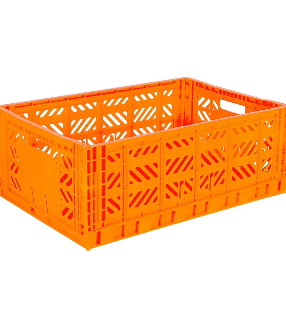 Aykasa Foldekasser|Bokse Og Kasser*Foldekasse - 60x40x22 cm - Maxi - Neon Orange